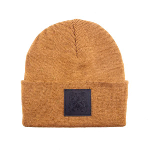 Kaltik Classic Patch Beanie - Brązowa