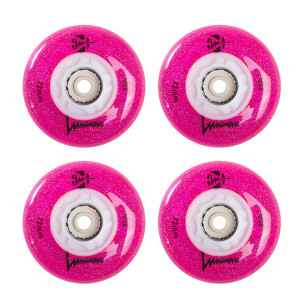 Luminous LED 72mm/85a - Glitter Pink (4 szt.)