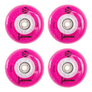 Luminous LED 76mm/85a - Glitter Pink (4 szt.)