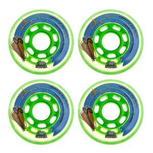 Hyper Hjul SUPERLITE 72mm/82a - Zielone (4 szt.)