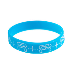 FR Wristband 202mm - Niebiesko/Biała