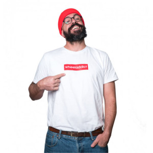Koszulka Wheeladdict Red Tab TS - Biały - XXL