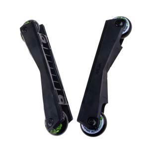 Szyny do rolek Kaltik Freestyle V.2 Czarne X Skullfuck 64mm - L