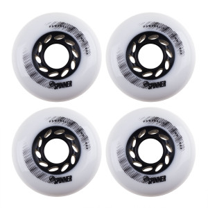 Powerslide Spinner 72mm/88a Bullet Profile - Białe (4 szt.)