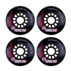 Powerslide Hurricane 80mm/86a Czarno/Czerwone (4) OEM