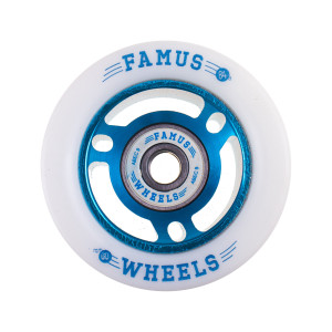 Famus 60x33mm/84a + ABEC 9 - Niebiesko/Białe