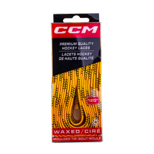 Sznurówki CCM Proline Wax Laces - Żółte - 330cm