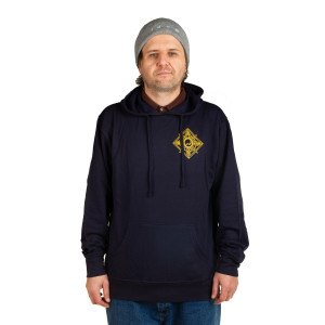 Bluza Ground Control Crest Hoodie - Granatowa - M