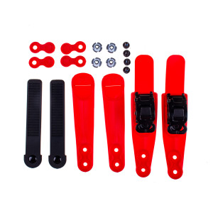 FR Double Strap Logo - Czerwony - XL