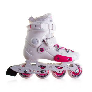 Rolki dla dzieci FR FR J - Biało/Różowe Freeskate - 40-42