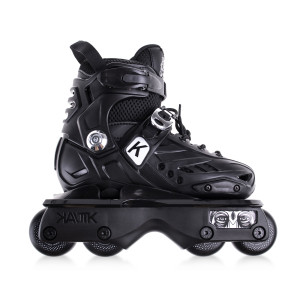 Rolki dla dzieci Kaltik K Skate - Czarny Ninja Agresywne - Rozmiar 2