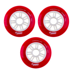 Powerslide Spinner 100mm/88a - Czerwone (3 szt.)