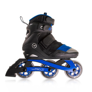 Rolki K2 Trio 100 - Czarno/Niebieskie - 45