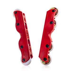 Szyny do rolek Kaltik Flat V.2 - Bordowe/Savosin - Kompletne - S