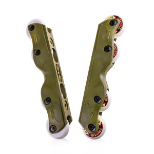 Szyny do rolek Kaltik Flat V.2 - Oliwkowe/Savosin - Kompletne - S