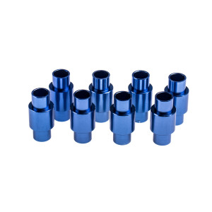 Powerslide ALU 6mm Spacers (8 szt.) - Niebieskie