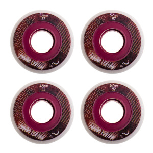 Ground Control 57mm/92a - Biało/Purpurowe (4 szt.)