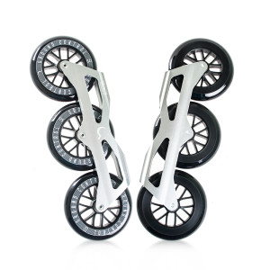 Ground Control Tri-Skate Frame V2 - 125mm - Silver - Ready2Roll