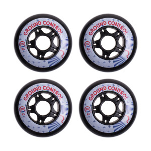 Ground Control FSK 80mm/85a - Czarne (4 szt.)