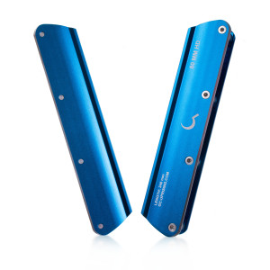 Szyny do rolek Ground Control FSK HD 80mm - Niebieskie - M