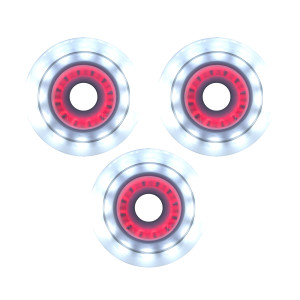 Luminous LED Duo 100mm/85a - Biało-Czerwone (3)