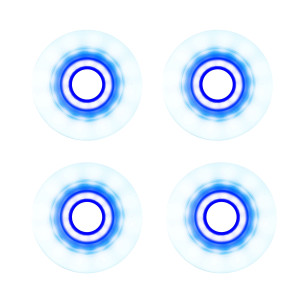 Luminous LED Duo 80mm/85a - Biało-Niebieskie (4)