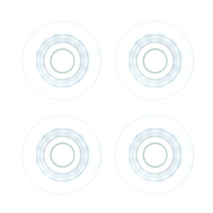 Luminous LED Duo 80mm/85a - Biało-Białe (4)