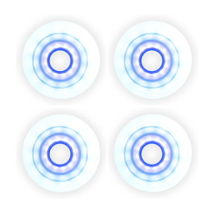 Luminous LED Duo 84mm/85a - Biało-Niebieskie (4)