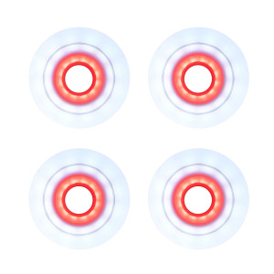 Luminous LED Duo 84mm/85a - Biało-Czerwone (4)
