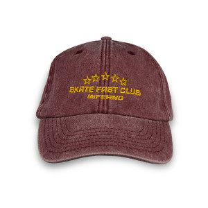 Inferno Skate Fast Club Cap - Czerwona