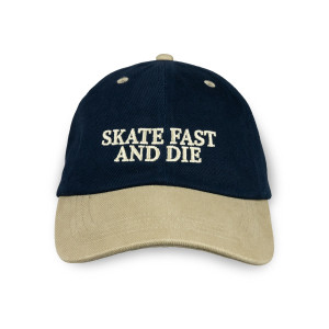 Inferno Skate Fast And Die Cap - Granatowa