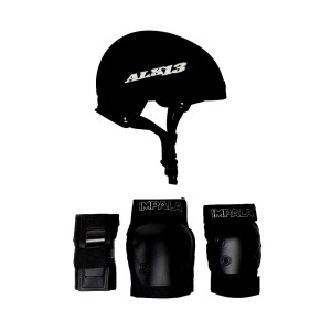 Kask Alk13 Krypton + Ochraniacze Impala - S