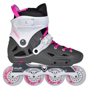 Rolki Freeskate Playlife Imperial 80 - Fuksja - 43-44