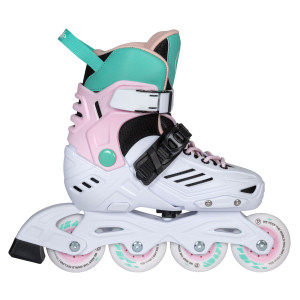 Rolki dla dzieci Playlife Khaan Junior LTD - Pastelowe Regulowane - 27-30