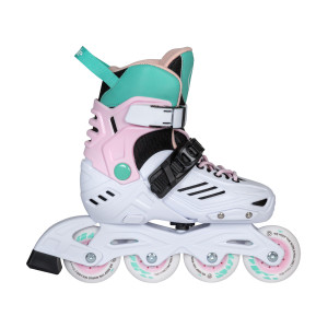 Rolki dla dzieci Playlife Khaan Junior LTD - Pastelowe Regulowane - 31-34