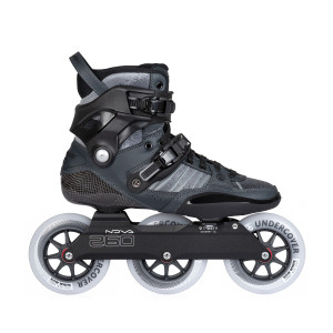 Rolki Freestyle Powerslide Hardcore EVO Pro 110 - Ciemnoszare - 37