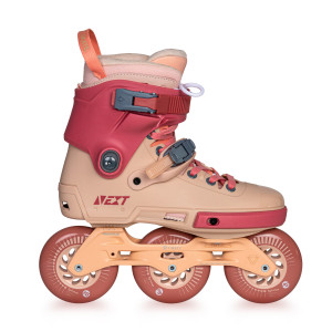 Rolki Freeskate Powerslide Next 2.0 100 - Bordowe - 38-39
