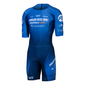 Powerslide Team Racing Suit Men - Niebieski - XS