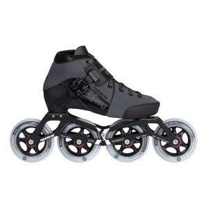 Rolki dla dzieci Powerslide Triple X EVO Kids - Ciemnoszare Szybk - 31-34