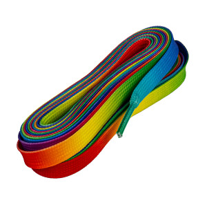Sznurówki Powerslide Waxed Laces - Multicolor Neon - 160cm