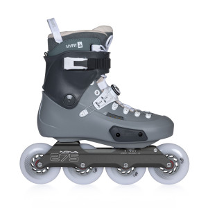 Rolki Freeskate Powerslide Zoom 90 PDS - Szare - 39-40