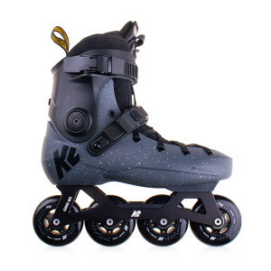 Rolki Freeskate K2 Grid 80 - Ciemno Szaro/Czarne - 36,5