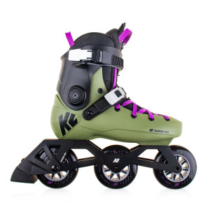 Rolki Freeskate K2 Surge 100 - Oliwkowo/Czarne - 38