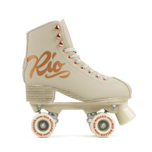 Rio Roller Rose - Kremowe Classic Roller Skates - 37