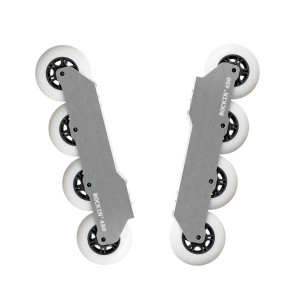 Rockin 4x90 (165mm) Raw Metal - Kompletne