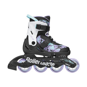 Rolki Rollerblade Microblade - Czarno-Lawendowe - 33-36,5