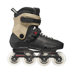 Rolki Freeskate Rollerblade Twister Edge XT - Czarno-Piaskowy - 39-40