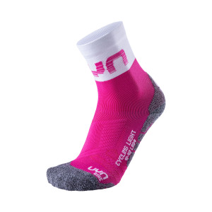 UYN Light Socks Lady - Różowo/Białe - 37-38