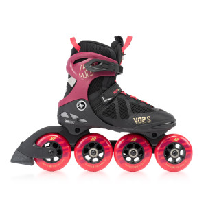 Rolki fitness damskie K2 VO2 S 90 Pro W - Czarno/Różowe - 42,5