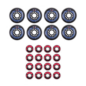 Hyper Bullzeye 72mm/80a – Czarne (4 szt.)